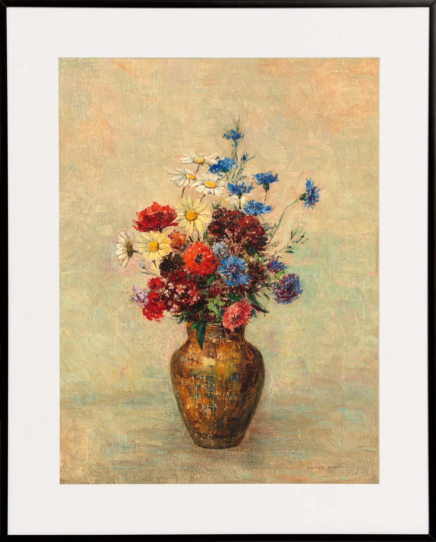 Flowers in a Vase, c.1910 Unframed Print
